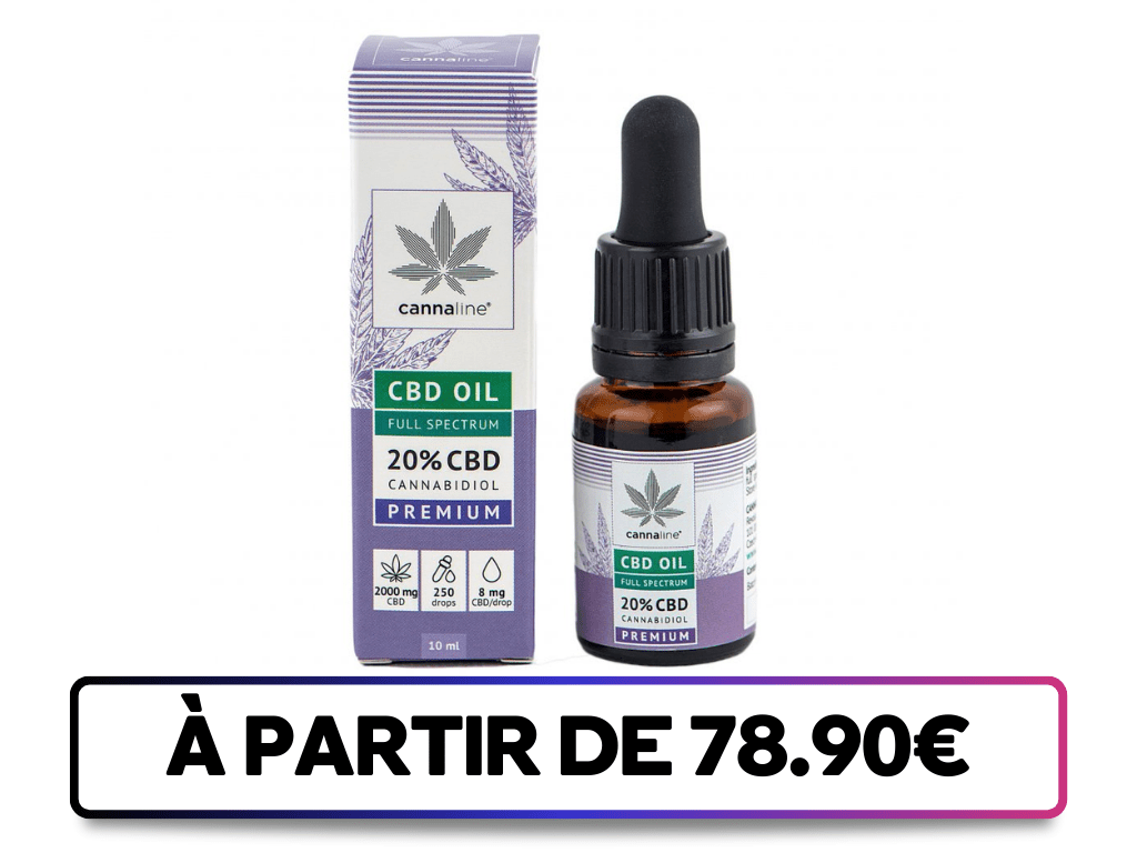 3 POUR 2 : Huile de CBD (20%) PLUS