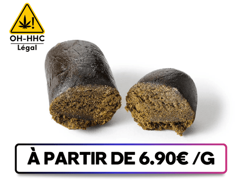 Image du Bubble Hash OH-HHC de greenbuds.fr, une alternative 100% légale au HHC, alliant tradition et innovation pour une expérience sensorielle puissante.