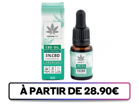 Huile de CBD 5% – Full Spectrum