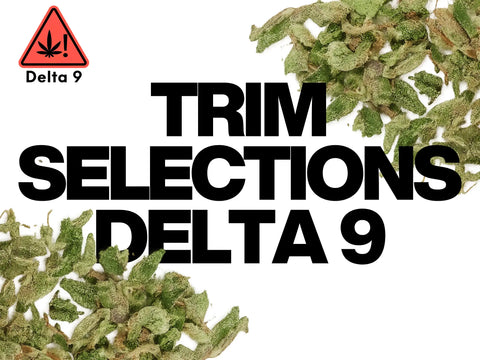 Trim Selections Delta 9 THC – éclats concentrés de fleurs indoor, riches en arômes et en effets relaxants